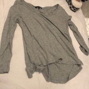 gray banana rebublic shirt